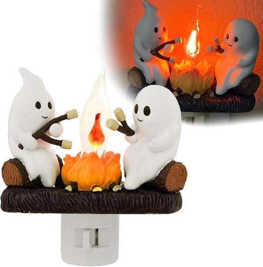 👻✨ Ghosts Roasting Marshmallows 🎃🔥